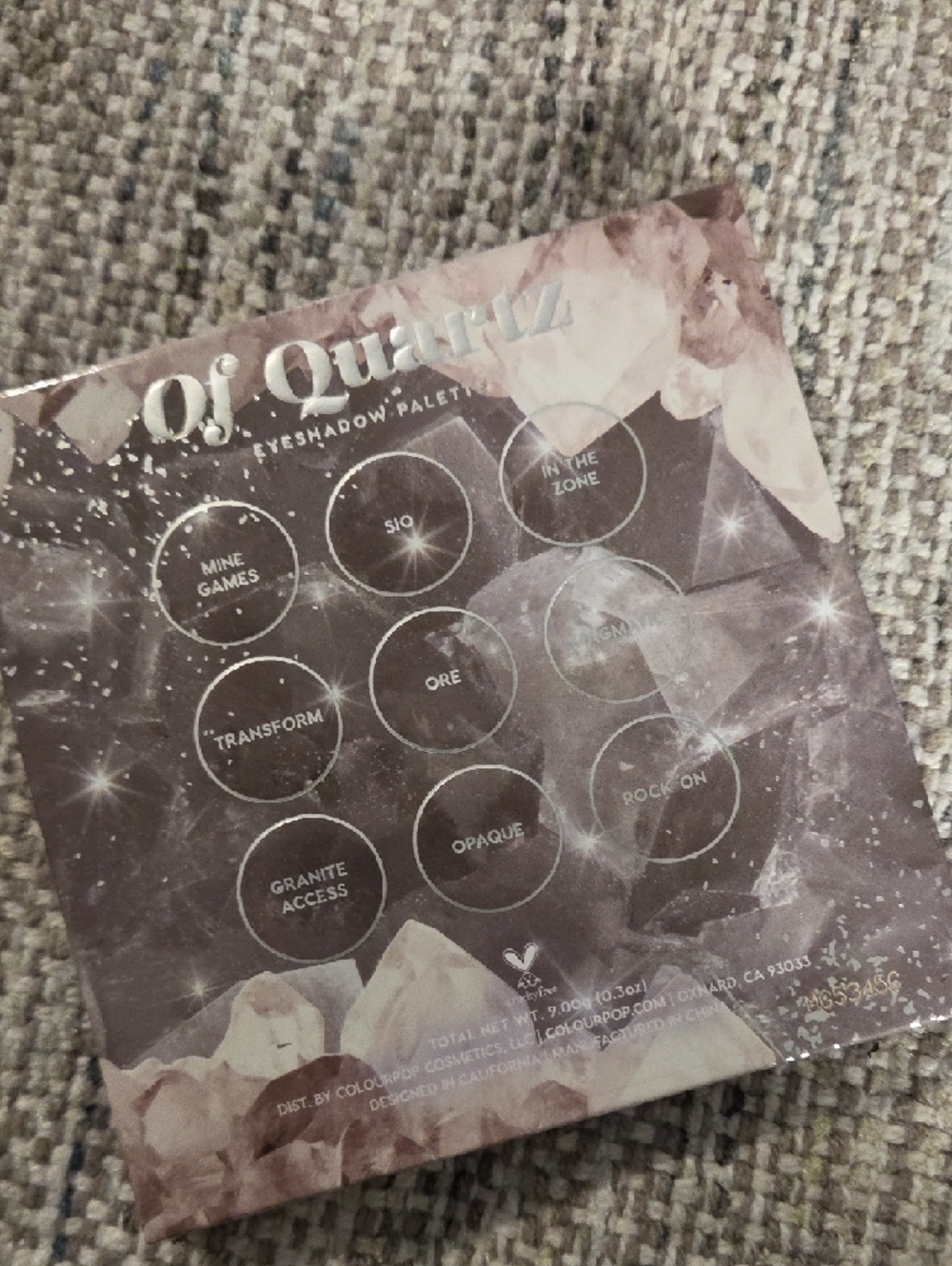 ColourPop Quartz Eyeshadow Palette - Rose and Mauve Tones - Picture 2 of 4